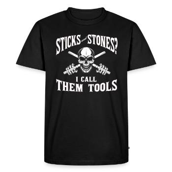 Arnis Eskrima Kali Arts Philippins FMA - T-shirt Premium bio Homme - noir - Devant - Nico (187cm)