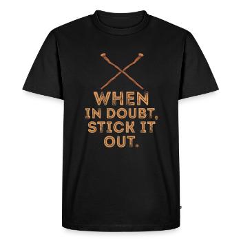 Arnis Eskrima Kali Filipino FMA Stick - T-shirt Premium bio Homme - noir - Devant - Nico (187cm)