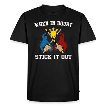Arnis Eskrima Kali Filipino FMA - T-shirt Premium bio Homme - noir - Devant - Nico (187cm)