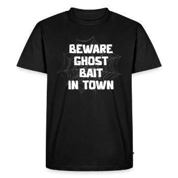 Living The Spook Life Ghost Bait - Men's Premium Organic T-Shirt - black - Front - Nico (187cm)