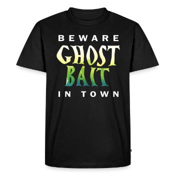 Living The Spook Life Ghost Bait - Men's Premium Organic T-Shirt - black - Front - Nico (187cm)