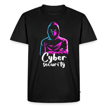 Ethical Hacker Cybersecurity Expertise - Men's Premium Organic T-Shirt - black - Front - Nico (187cm)