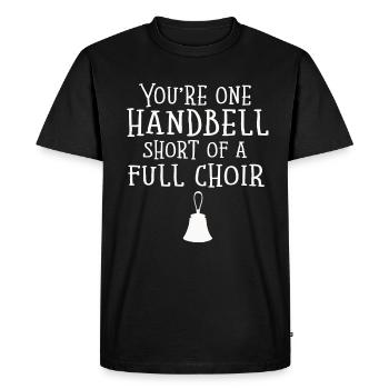Choir Music Instrument Handbell Choir - Men's Premium Organic T-Shirt - black - Front - Nico (187cm)