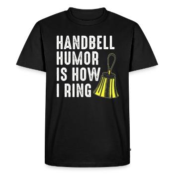 Choir Music Instrument Handbell Choir - Men's Premium Organic T-Shirt - black - Front - Nico (187cm)