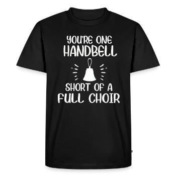 Choir Music Instrument Handbell Choir - Men's Premium Organic T-Shirt - black - Front - Nico (187cm)