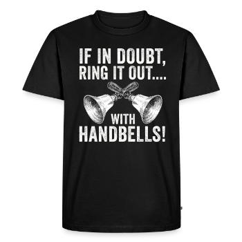 Choir Music Instrument Handbell Choir - Men's Premium Organic T-Shirt - black - Front - Nico (187cm)