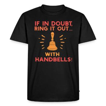 Choir Music Instrument Handbell Choir - Men's Premium Organic T-Shirt - black - Front - Nico (187cm)