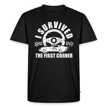 Simracer Esports Passionné Sim Racing - T-shirt Premium bio Homme - noir - Devant - Nico (187cm)