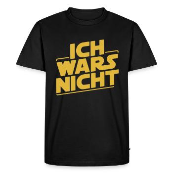 Ich Wars Nicht - T-shirt Premium bio Homme - noir - Devant - Nico (187cm)