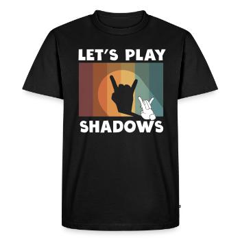 Shadow Puppetry Puppet Show Art - Men's Premium Organic T-Shirt - black - Front - Nico (187cm)
