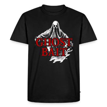 Living The Spook Life Ghost Bait - Men's Premium Organic T-Shirt - black - Front - Nico (187cm)