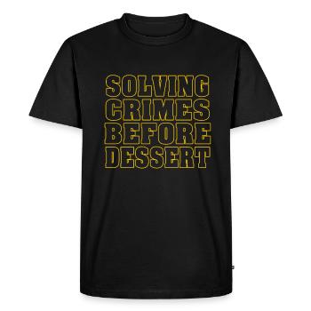 Murder Mystery Dinner Fun Night - T-shirt Premium bio Homme - noir - Devant - Nico (187cm)
