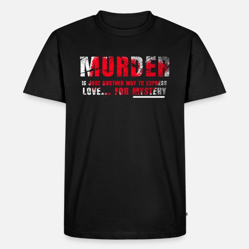 Murder Mystery Dinner Fun Night - T-shirt Premium bio Homme - noir