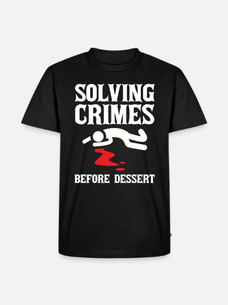 Krimi-Dinner-Spaß-Nacht - Männer Premium Bio T-Shirt - Schwarz