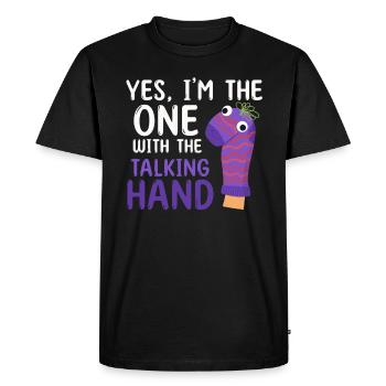 Marionnettes Marionnettiste Marionnettes Marionnettes - T-shirt Premium bio Homme - noir - Devant - Nico (187cm)