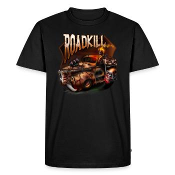 RoadKill - Men's Premium Organic T-Shirt - black - Front - Nico (187cm)