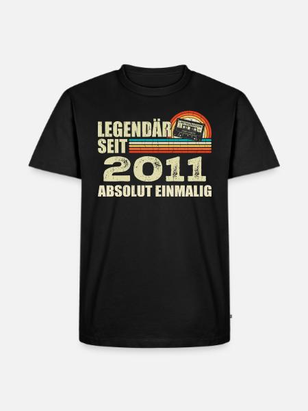 Légendaire depuis 2011 - absolument unique - T-shirt Premium bio Homme - noir