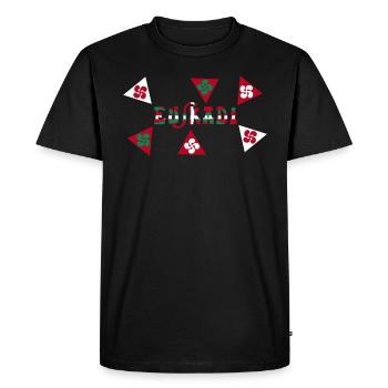Euskadi Pays Basque - T-shirt Premium bio Homme - noir - Devant - Nico (187cm)