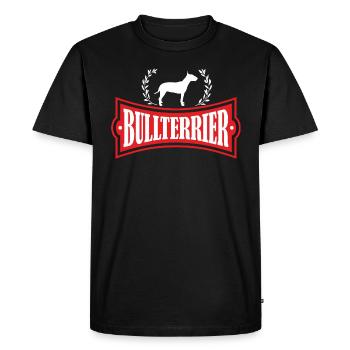 Bullterrier Race de chien - T-shirt Premium bio Homme - noir - Devant - Nico (187cm)