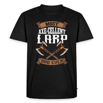 Larping Papa RPG LARP Jeu de rôle Fantasy - T-shirt Premium bio Homme - noir - Devant - Nico (187cm)