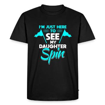Garde de couleur Papa Dance Colorguard - T-shirt Premium bio Homme - noir - Devant - Nico (187cm)