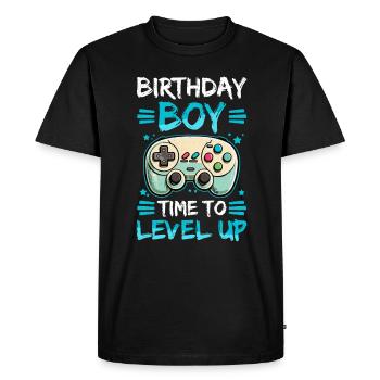 Jeux vidéo Jeux vidéo Gamer - T-shirt Premium bio Homme - noir - Devant - Nico (187cm)