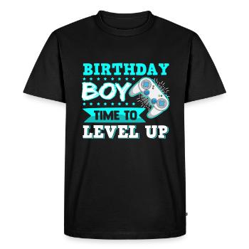 Jeux vidéo Jeu Joueur Jeux vidéo Nerd - T-shirt Premium bio Homme - noir - Devant - Nico (187cm)