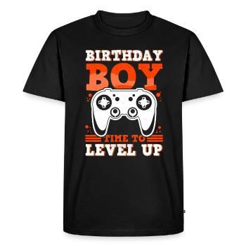 Gamer Gaming Video Games Nerd - Men's Premium Organic T-Shirt - black - Front - Nico (187cm)