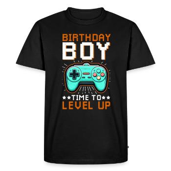 Nerd Gaming Jeux vidéo Gamer Jeux vidéo - T-shirt Premium bio Homme - noir - Devant - Nico (187cm)