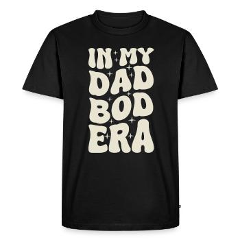 Dad Bod Dad Dad Funny - Men's Premium Organic T-Shirt - black - Front - Nico (187cm)