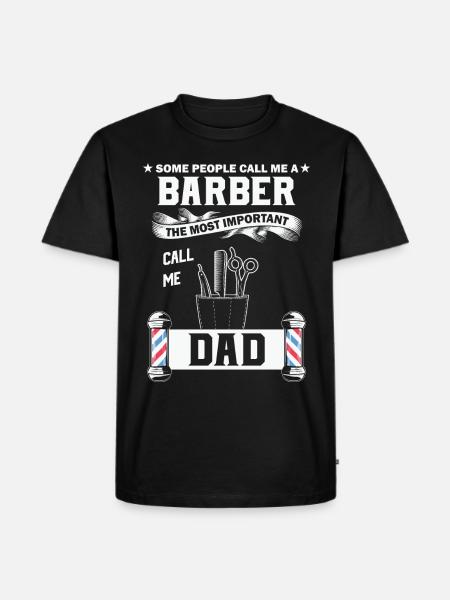 Coiffeur Cutter - T-shirt Premium bio Homme - noir