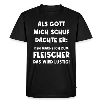 Bouchers, bouchers, bouchers, bouchers - T-shirt Premium bio Homme - noir - Devant - Nico (187cm)