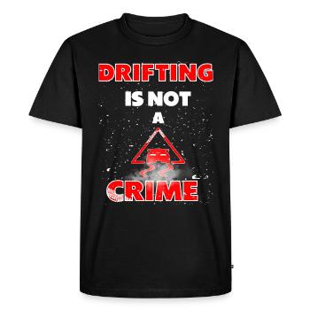 Drift Car Drift Design Drift Fan Drift Retro - Men's Premium Organic T-Shirt - black - Front - Nico (187cm)
