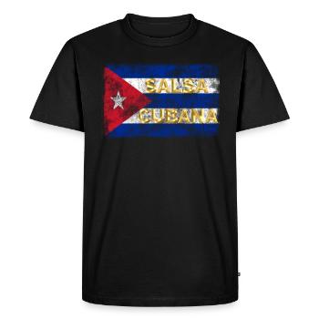 Salsa Cubana - Salsa Dancer Gift - Men's Premium Organic T-Shirt - black - Front - Nico (187cm)
