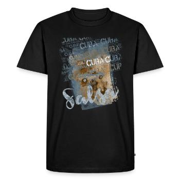 Salsa Cubana - Cadeau de danseuse de salsa - T-shirt Premium bio Homme - noir - Devant - Nico (187cm)