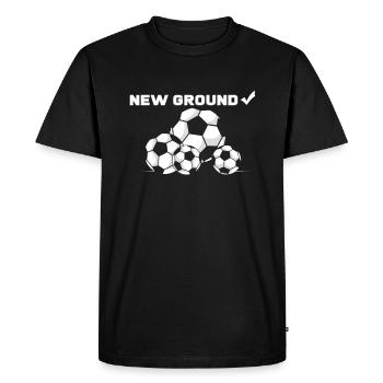 Groundhopping - T-shirt Premium bio Homme - noir - Devant - Nico (187cm)