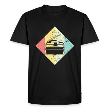 Piano piano - T-shirt Premium bio Homme - noir - Devant - Nico (187cm)