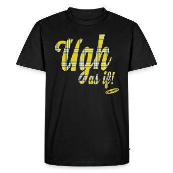 Clueless Ugh As If Vintage Style - T-shirt Premium bio Homme - noir - Devant - Nico (187cm)