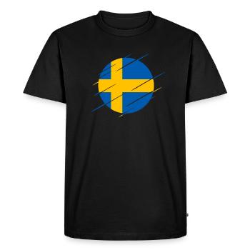 Sweden - Men's Premium Organic T-Shirt - black - Front - Nico (187cm)
