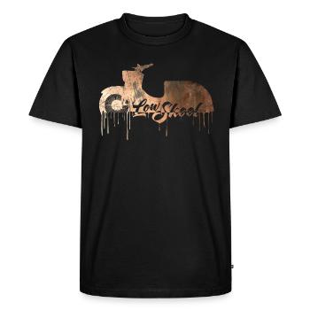 Schwalbe - LowSkool - Simson KR51 - Kupfer - Männer Premium Bio T-Shirt - Schwarz - Vorne - Nico (187cm)