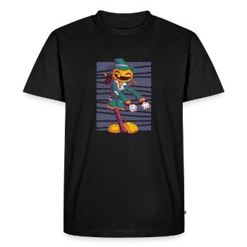 Halloween - Men's Premium Organic T-Shirt - black - Front - Nico (187cm)