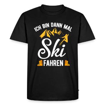 Ski en vacances de ski - T-shirt Premium bio Homme - noir - Devant - Nico (187cm)