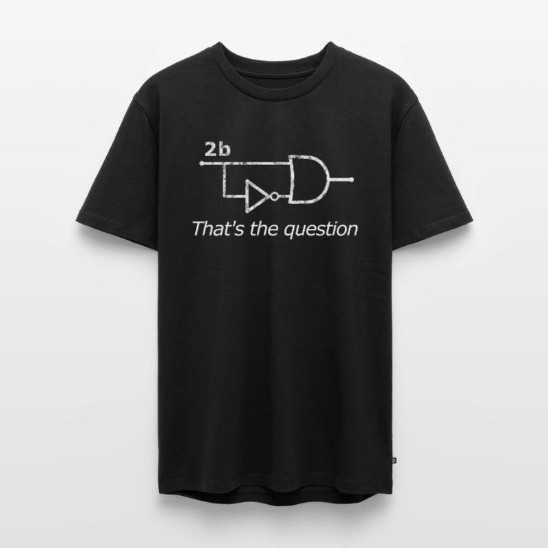 2b or not 2b Circuit - Informatiker Programmierer Männer Premium Bio T-Shirt