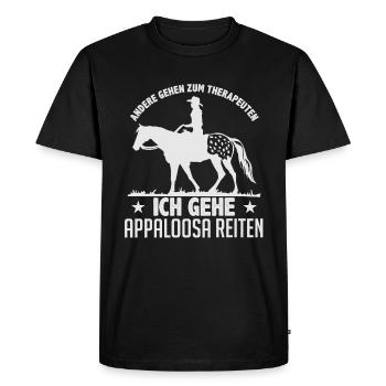 Appaloosa tour - T-shirt Premium bio Homme - noir - Devant - Nico (187cm)