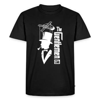 The Gentlemen Club Godfather grand-père Drôle - T-shirt Premium bio Homme - noir - Devant - Nico (187cm)