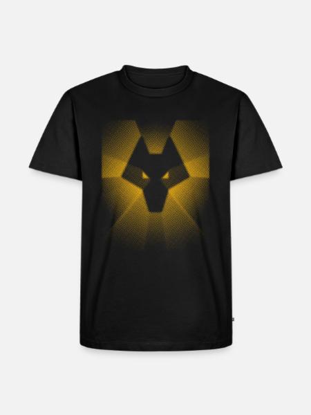 Wolves Logo - Men's Premium Organic T-Shirt - black