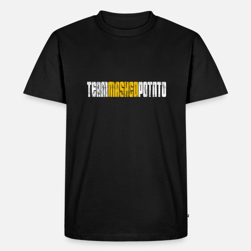 Team Mashed Potato 3 - Männer Premium Bio T-Shirt - Schwarz