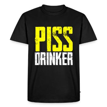 Piss Drinker 4 - T-shirt Premium bio Homme - noir - Devant - Nico (187cm)
