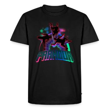 Parkour Freerunner Traceur Le Parcourshirt - Men's Premium Organic T-Shirt - black - Front - Nico (187cm)
