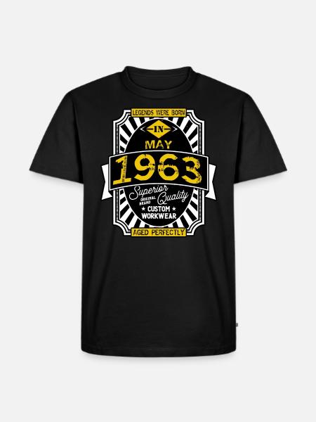 1963 MAY - T-shirt Premium bio Homme - noir